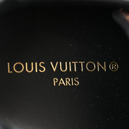 Louis Vuitton Suede Calfskin Recycled Monogram Nylon Run Away Sneakers 39 Black 7 of 13