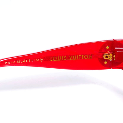 Louis Vuitton Ursula Strass Sunglasses Z0133W Red 6 of 6