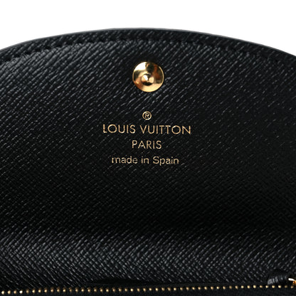 Louis Vuitton Monogram Giant Wild At Heart Rosalie Coin Purse Black 8 of 9
