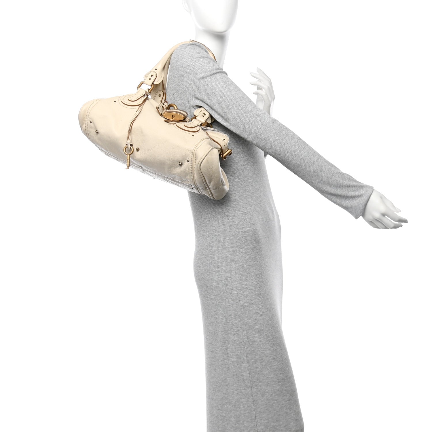 Chloe Calfskin Medium Paddington Satchel Ivory 1721190 – FASHIONPHILE