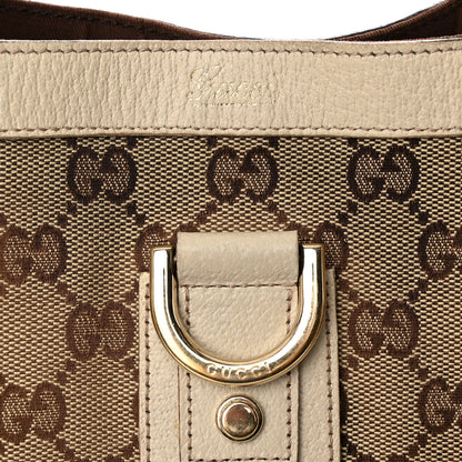 Gucci Monogram Large Abbey Tote Off White 13 of 18