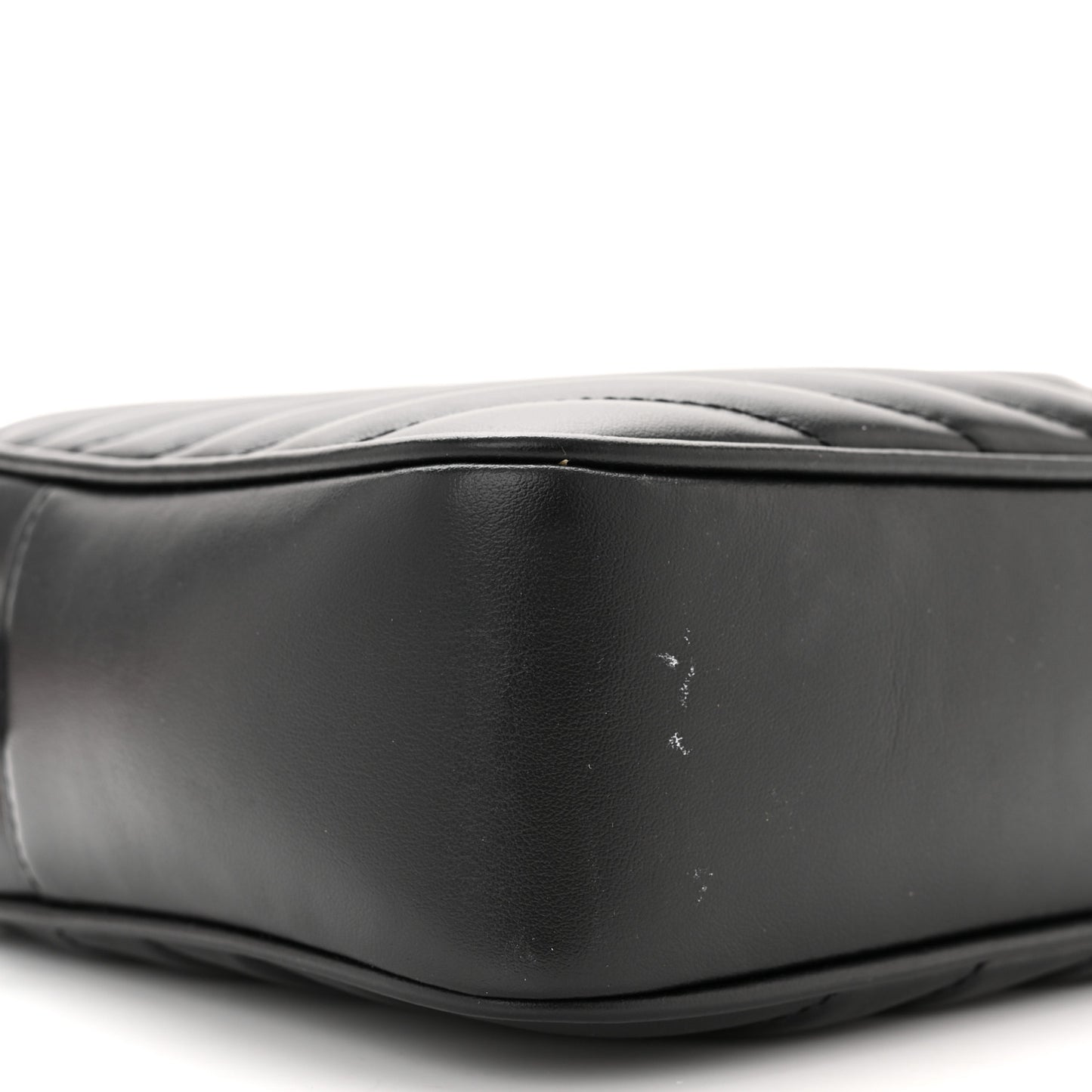 Calfskin Matelasse Monogram Lou Camera Bag Black