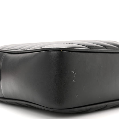 Saint Laurent Calfskin Matelasse Monogram Lou Camera Bag Black 9 of 10