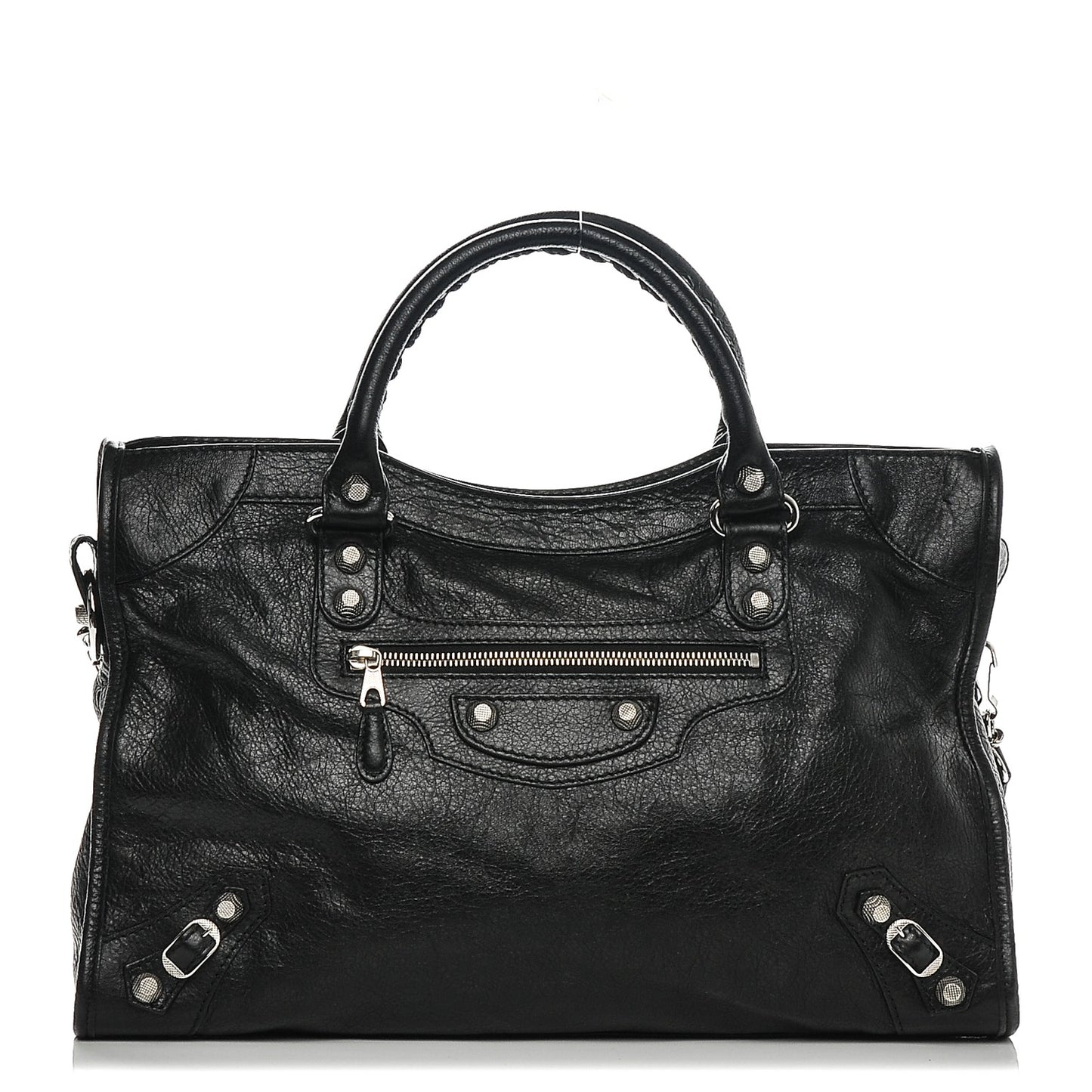 Agneau Giant 12 Silver Hardware City Black