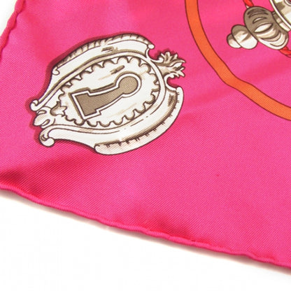 Hermes Silk Scarf Keys Les Cles Fuchsia 35 6 of 7