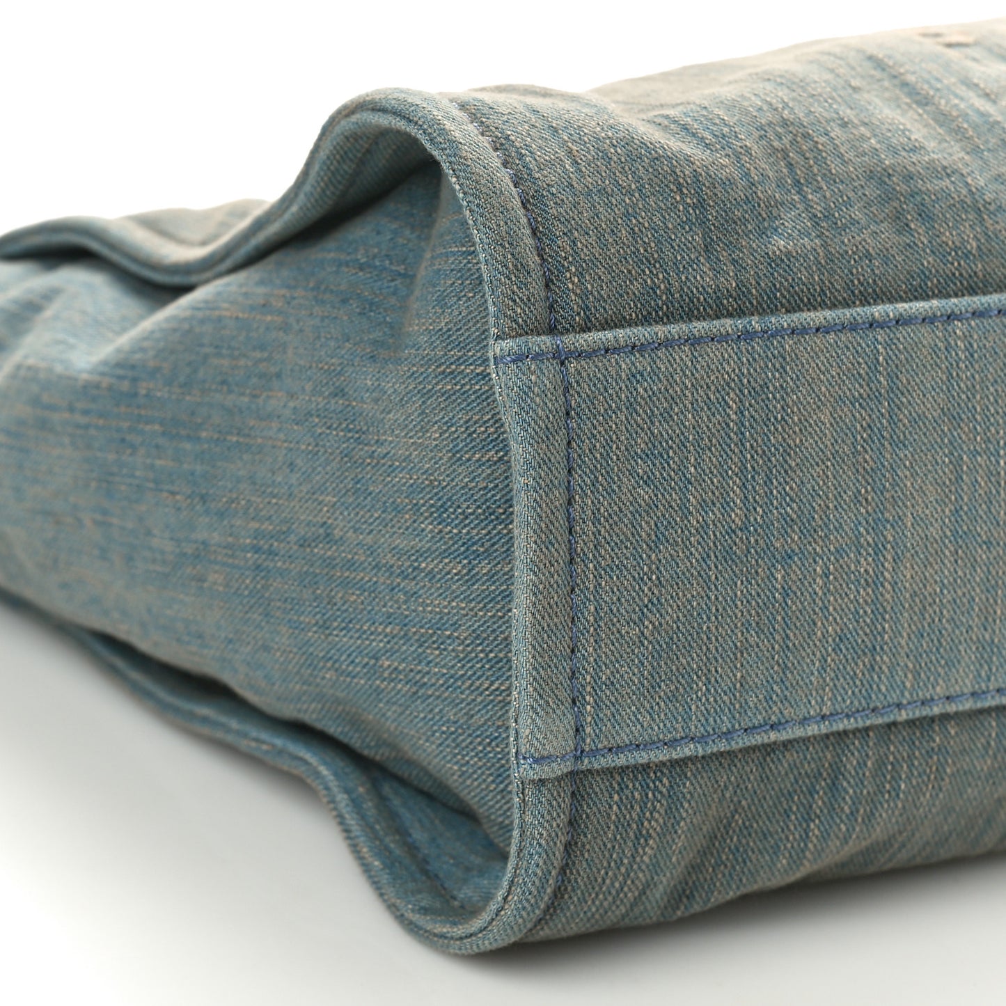 Denim Small Deauville Tote Light Blue