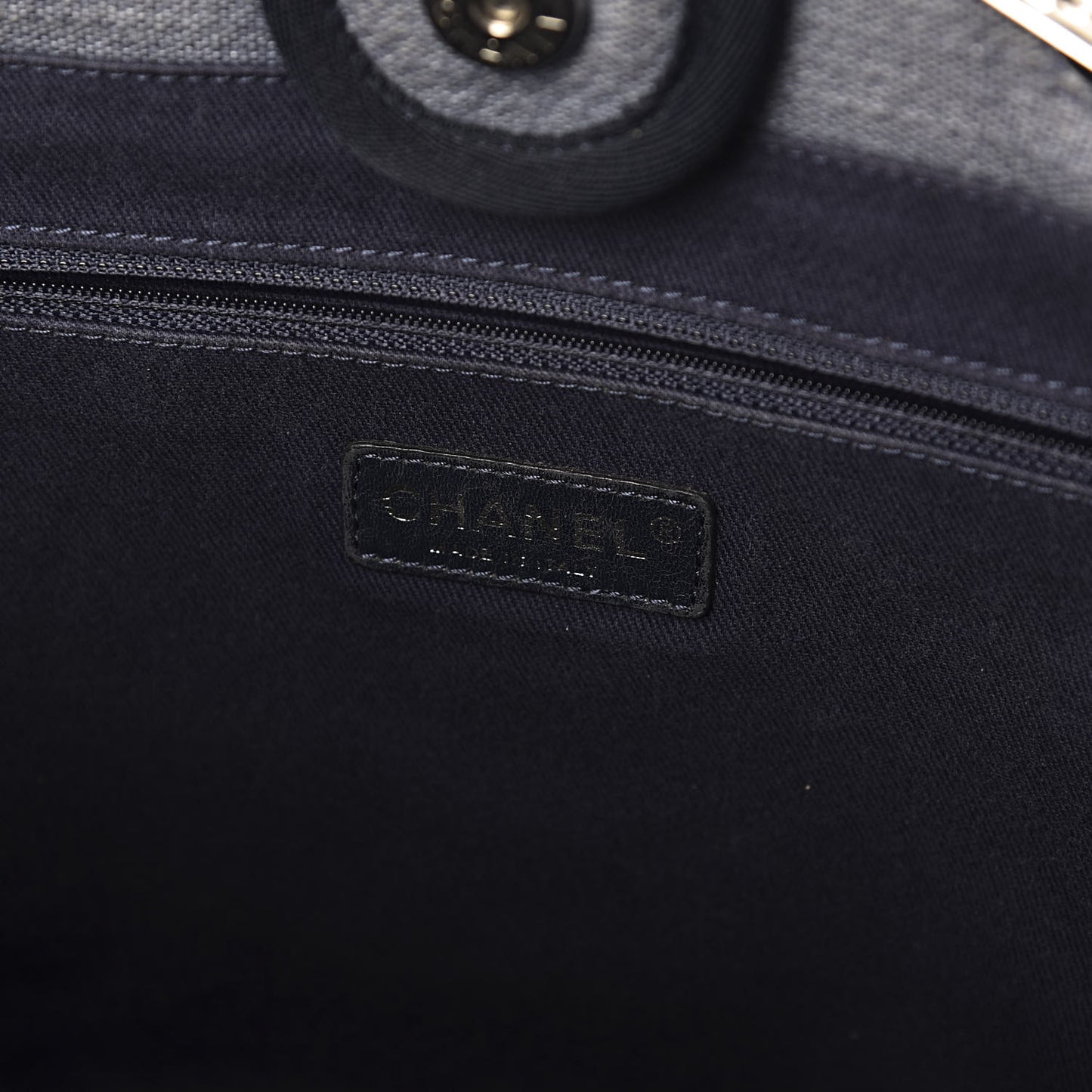 Canvas Small Deauville Tote Grey