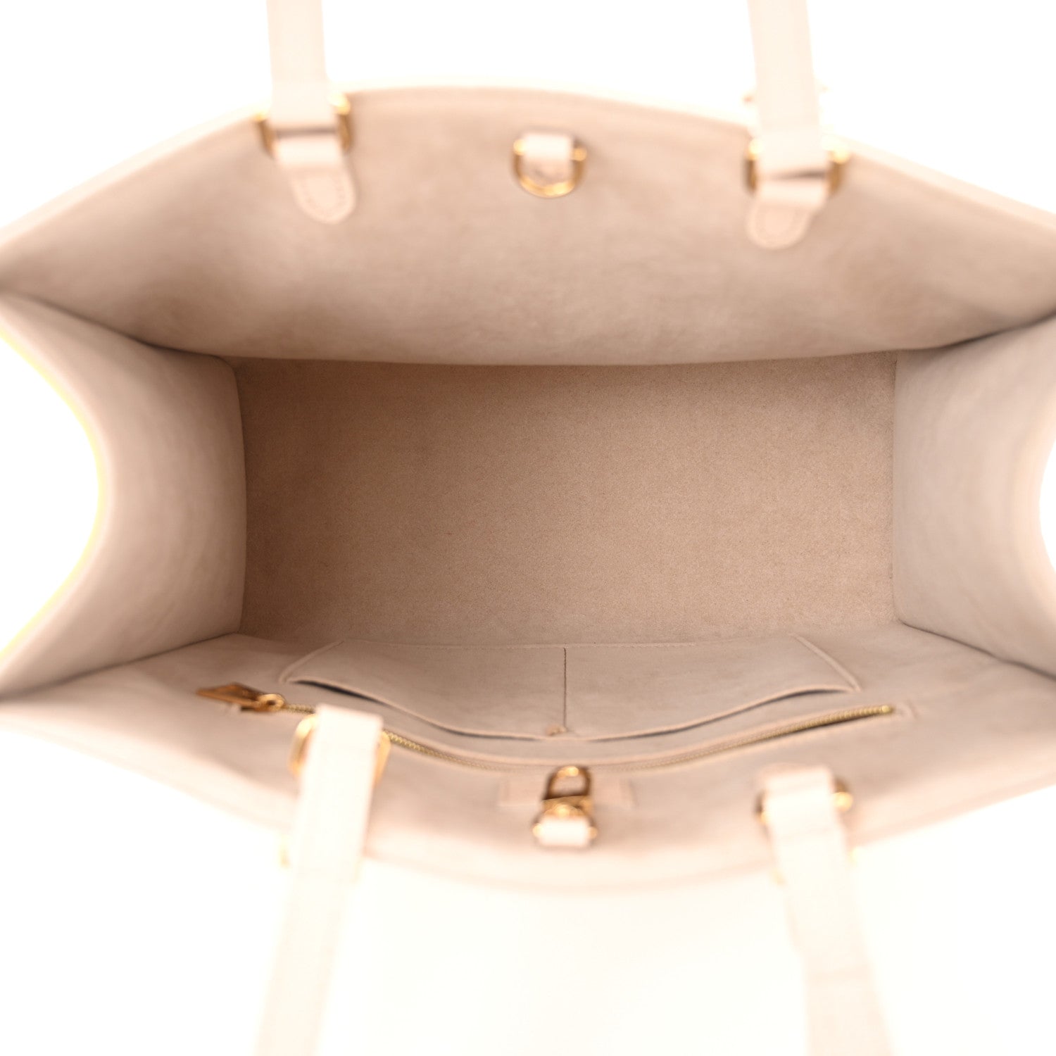 Louis Vuitton Empreinte Monogram Spring In The City Onthego MM Beige Pink Yellow 5 of 9
