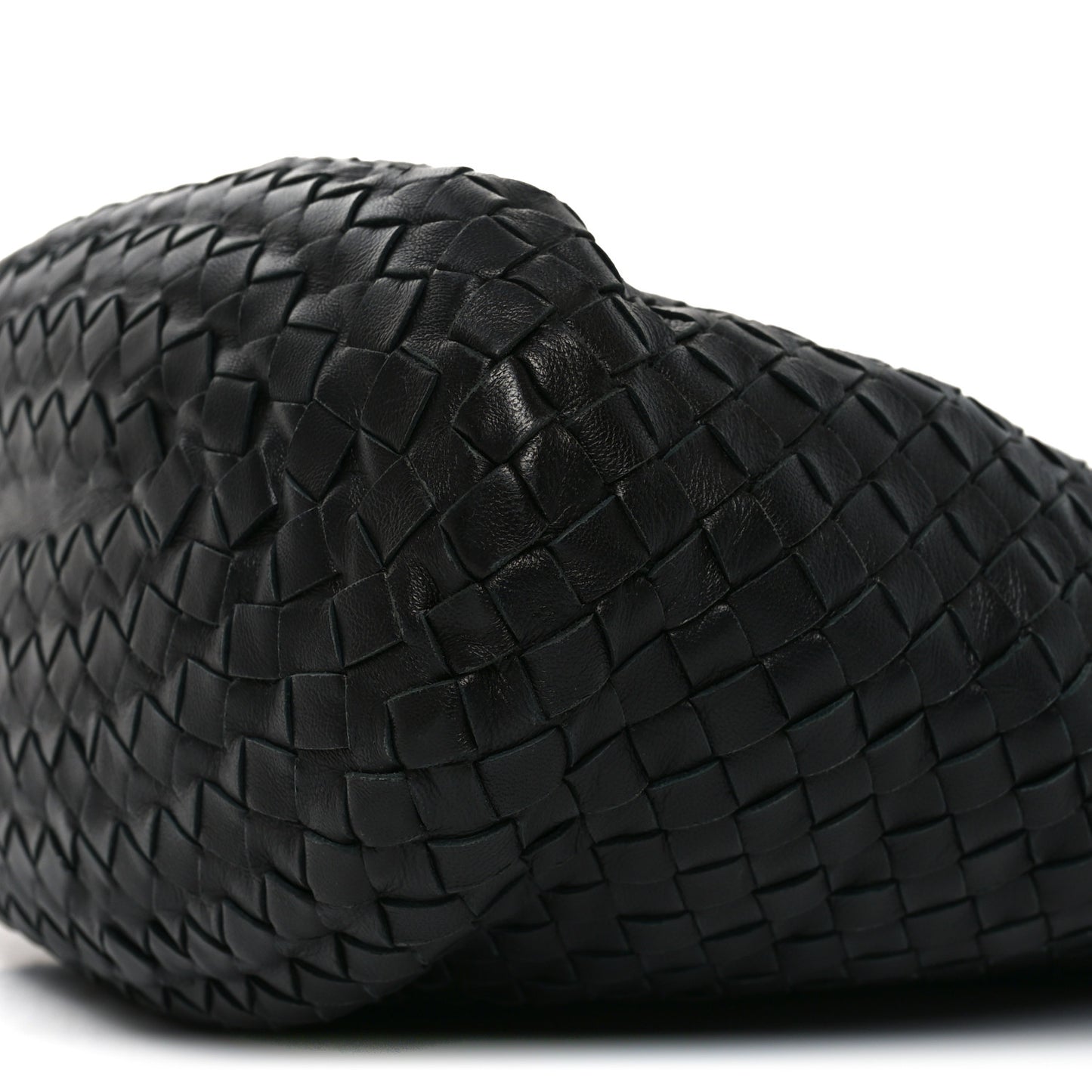 Nappa Intrecciato Bucket Bag Black