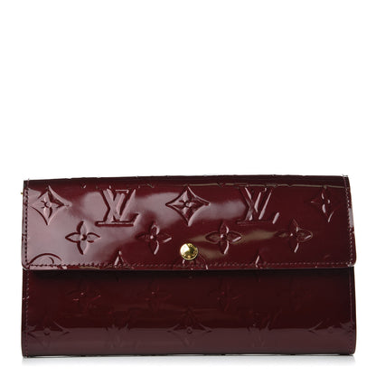Louis Vuitton Vernis Sarah Wallet Rouge Fauviste 1 of 8