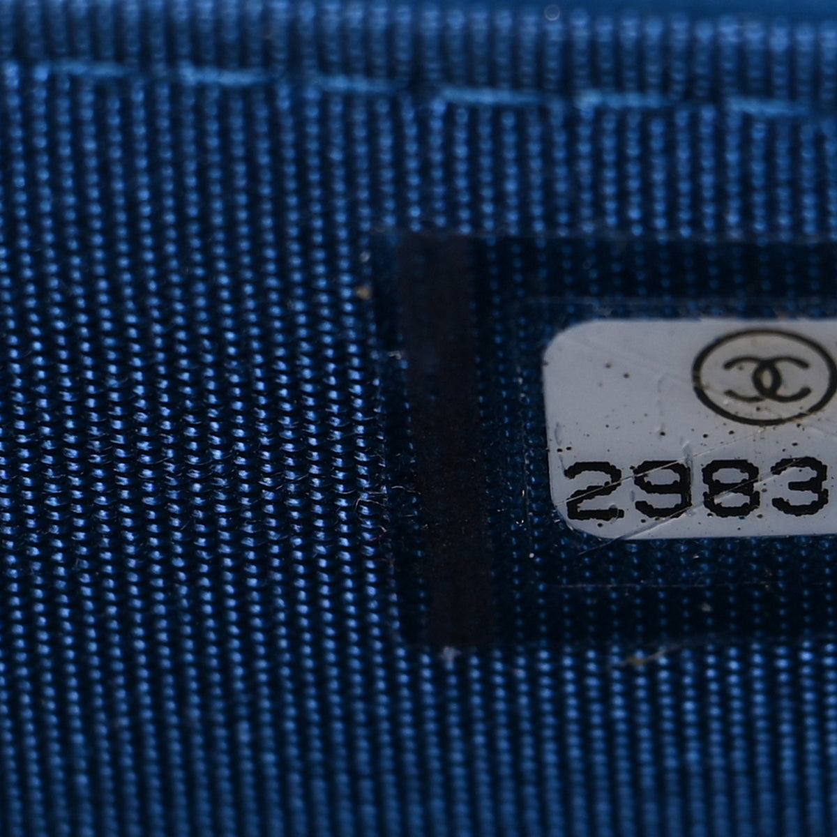 Chanel Lambskin Quilted CC Pearl Crush Wallet on Chain WOC Blue 8 of 11