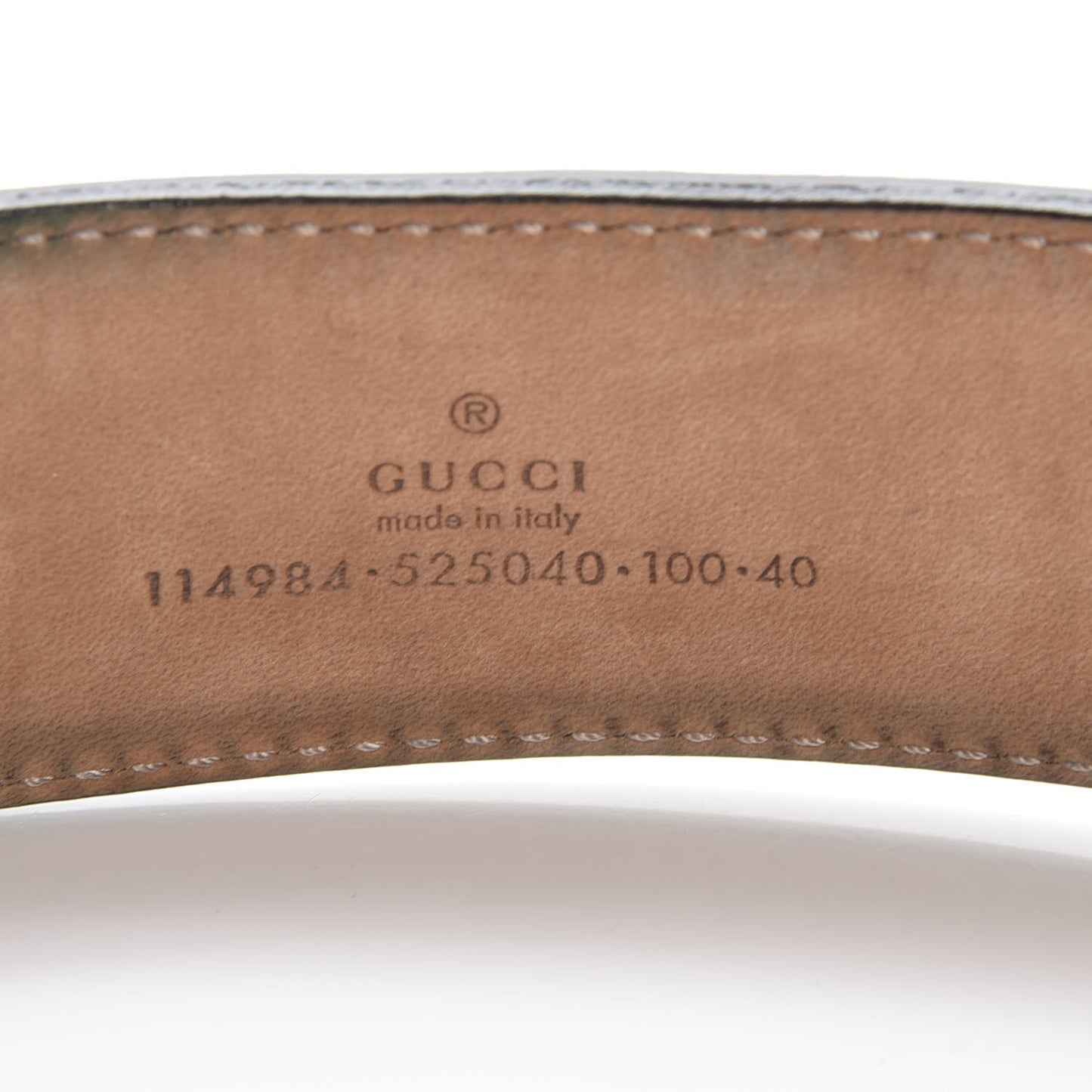 Calfskin Web Interlocking G Belt 100 40 Black