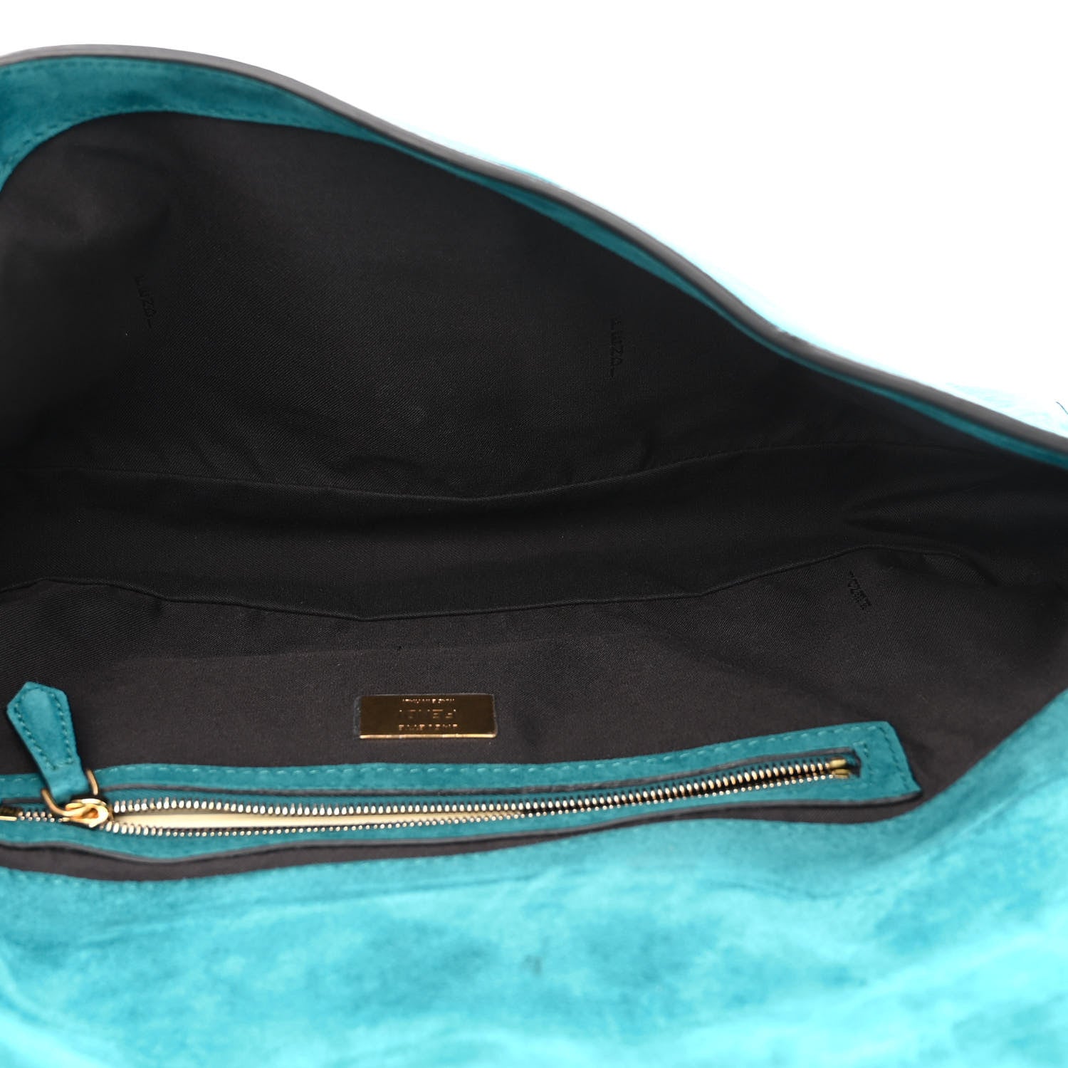 Fendi Chamois Large Baguette Ottanio 4 of 8