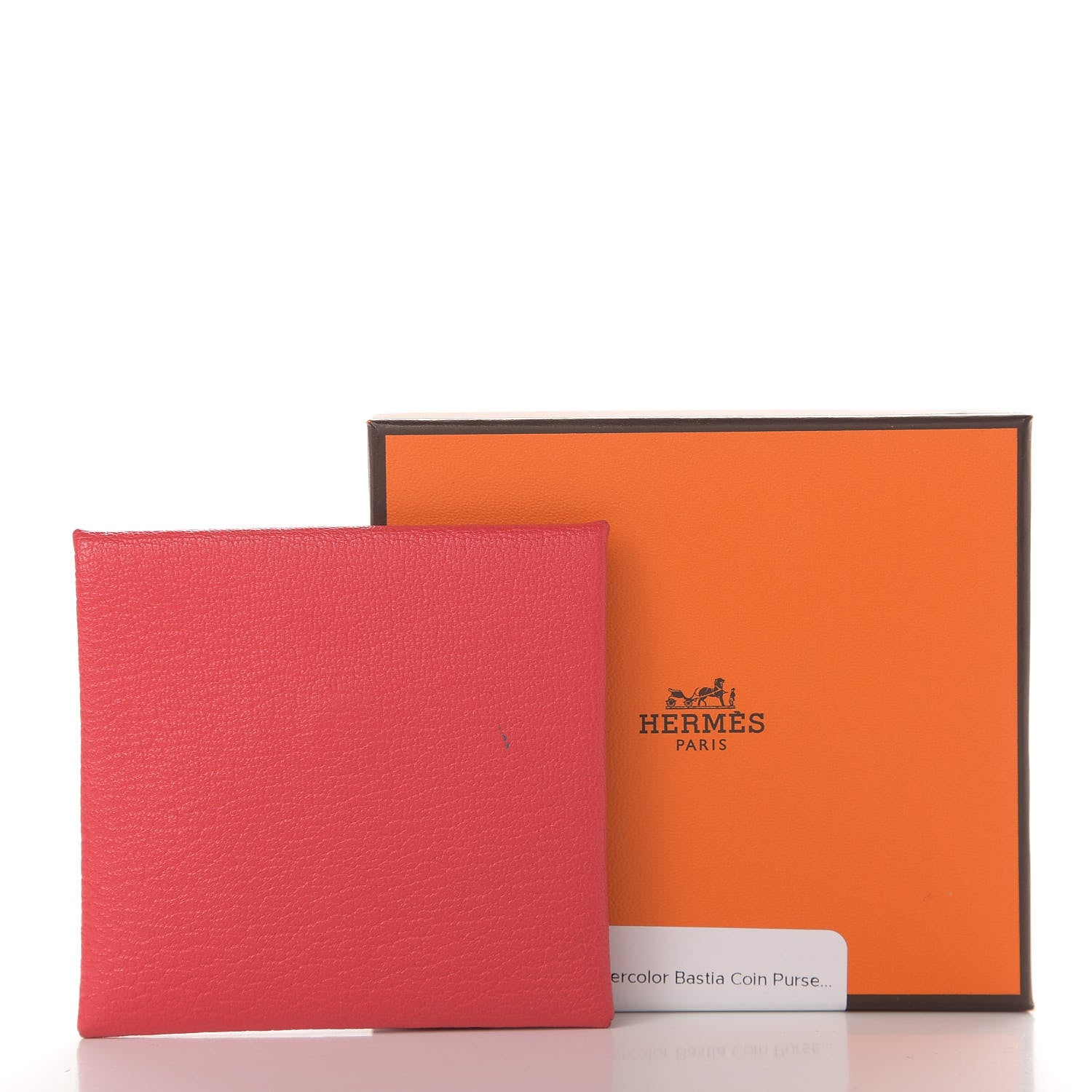 Hermes Chevre Mysore Bastia Coin Purse Bougainvillea 8 of 8