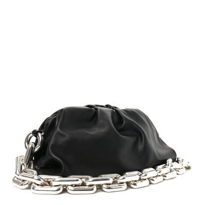 Bottega Veneta Calfskin The Pouch Chain Black 3 of 11