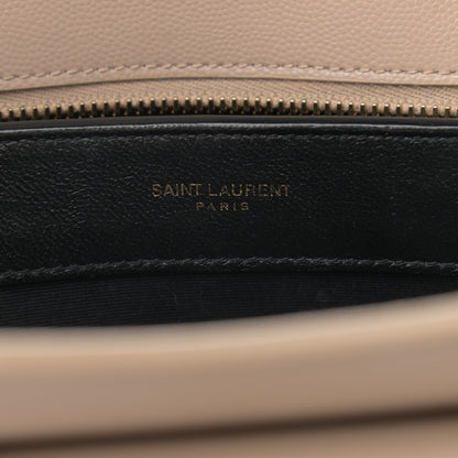 Saint Laurent Grain De Poudre Medium Uptown Tote Dark Beige 7 of 15