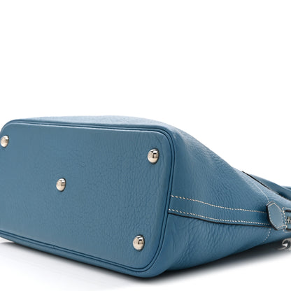 Hermes Taurillon Clemence Bolide 31 Blue Jean 10 of 10