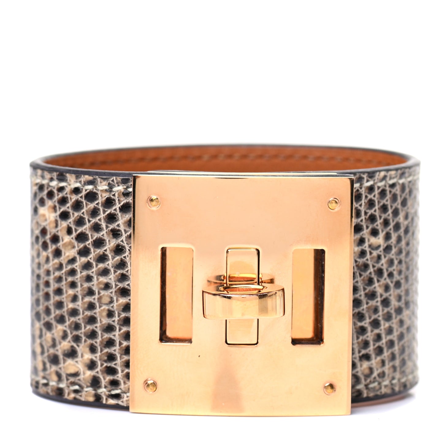 Lizard Kelly Dog Cuff T2 Ombre