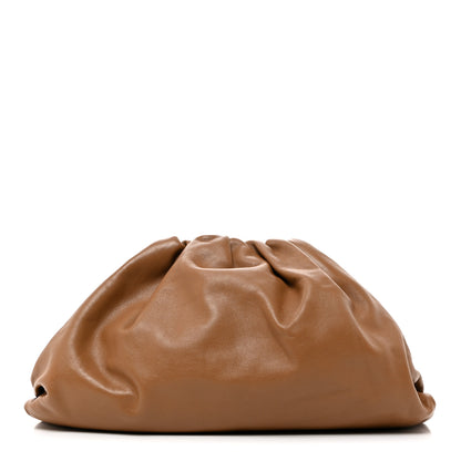 Bottega Veneta Smooth Butter Calf The Pouch Oversized Clutch Cammello 1 of 7