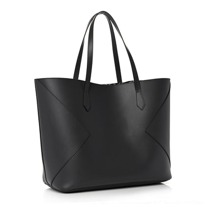 Givenchy Smooth Calfskin Wing Shopper Tote Grey White 4 of 16