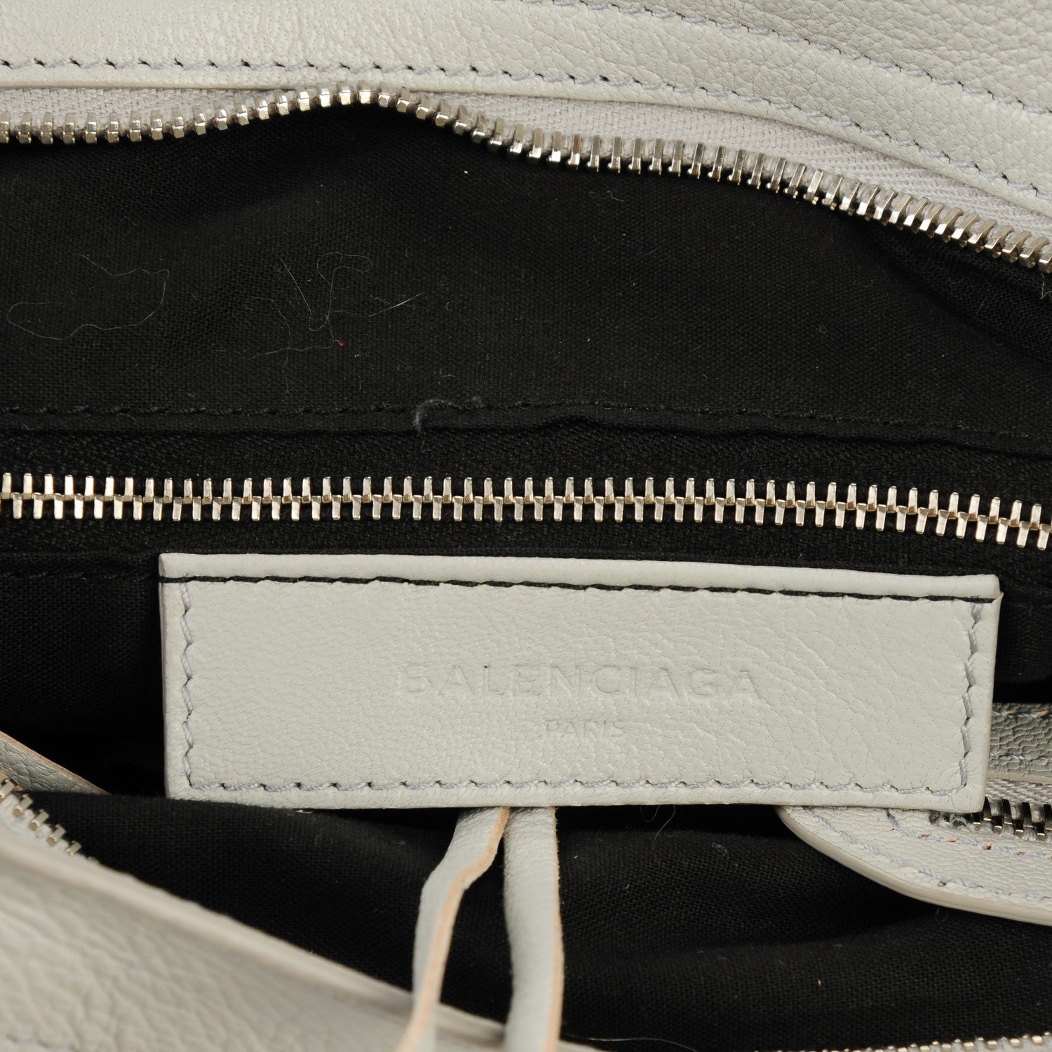 Balenciaga Chevre Silver Metallic Edge Hardware Town Gris Perle 5 of 6