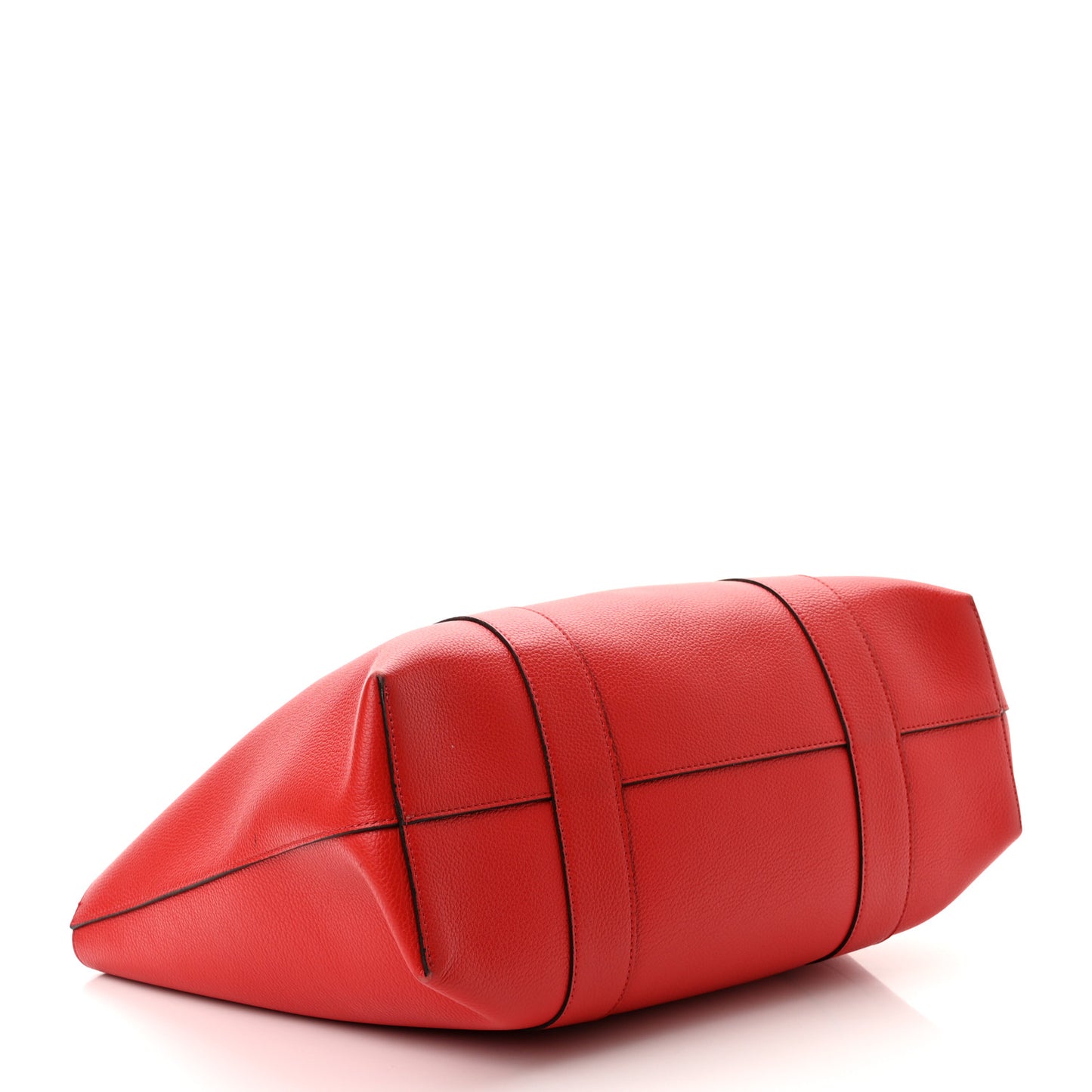 Small Classic Grain Bayswater Tote Ruby Red