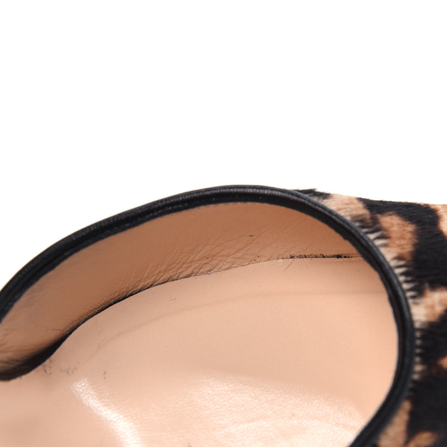Pony Hair Leopard Iriza 100 Pumps 37.5 Brown