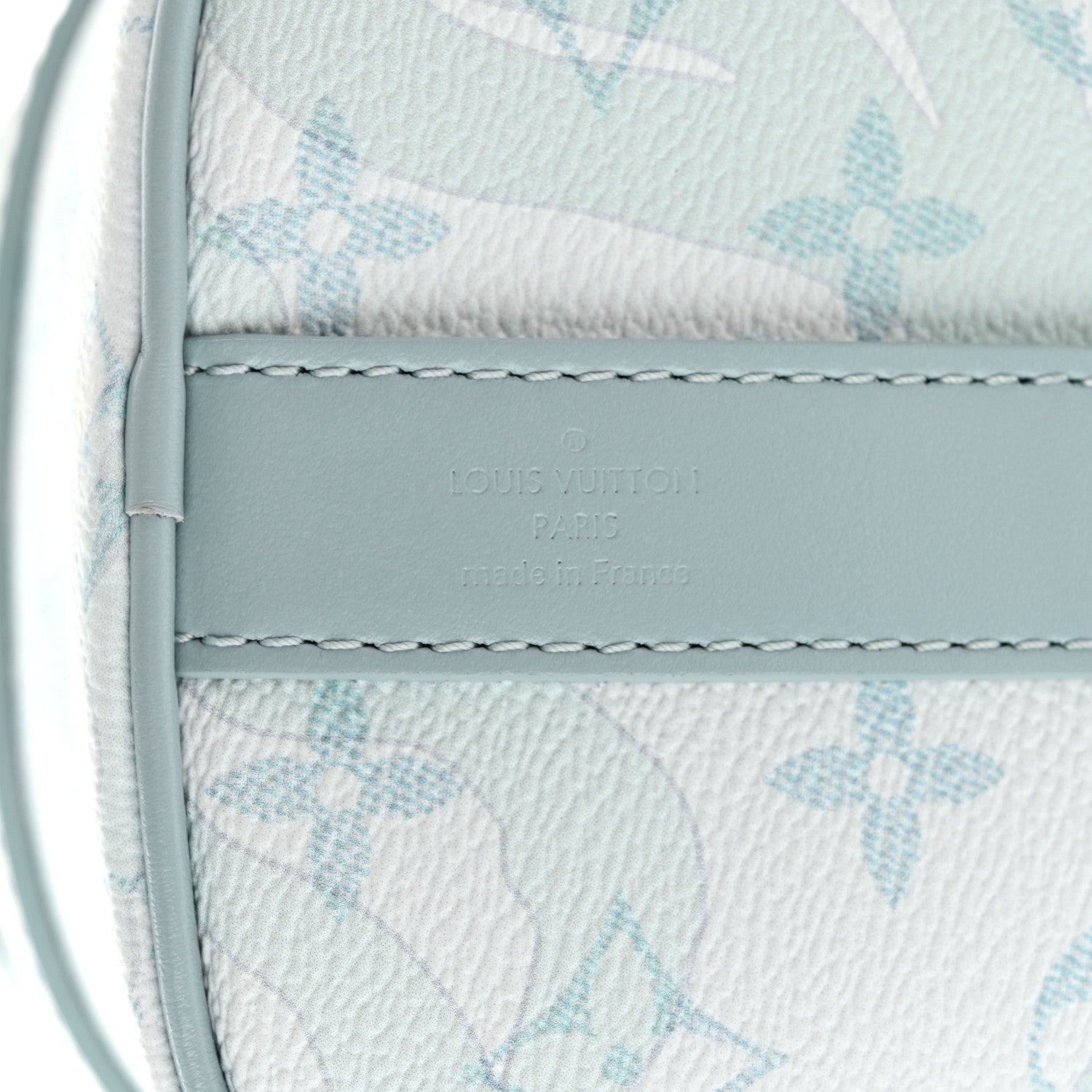 Louis Vuitton Monogram Aquagarden Keepall Bandouliere 25 Crystal Blue 6 of 11