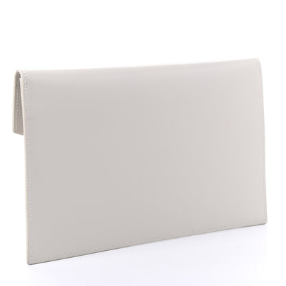 Saint Laurent Smooth Shiny Calfskin Uptown Pouch Crema Soft 2 of 9