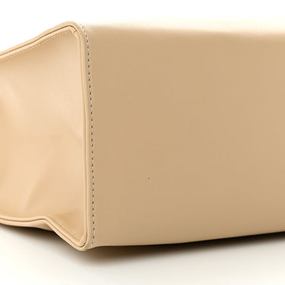 Telfar Vegan Leather Medium Shopping Bag Cream 9 of 10