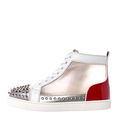 Christian Louboutin Metallic Spikes Mens Donna Mesh Sosoxy Flat Sneakers 40 Version Multi 1 of 10