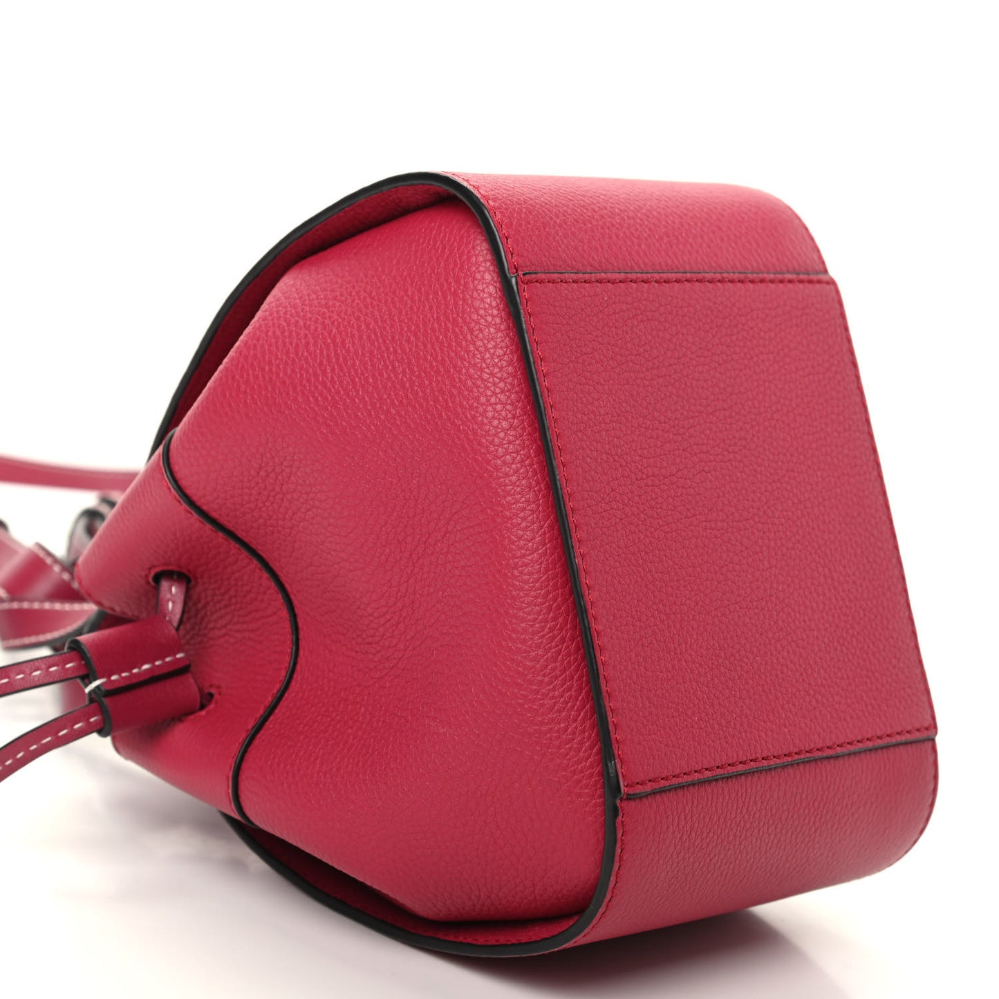 Calfskin Mini Hammock Shoulder Bag Raspberry