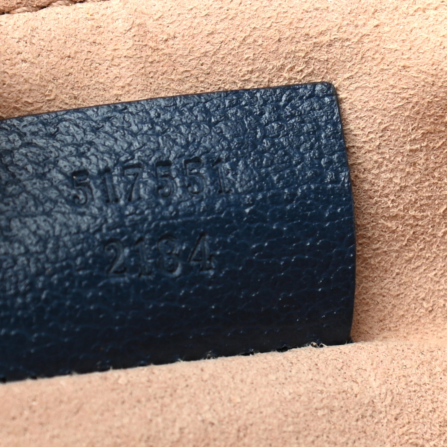Textured Calfskin Large Ophidia Pouch Clutch Blue Agata