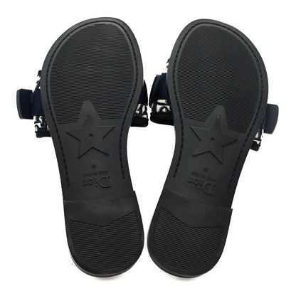 Christian Dior Nylon Oblique Dio(r)evolution Slide Sandals 38 Deep Blue 5 of 8