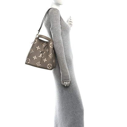 Louis Vuitton Empreinte Monogram Giant Neonoe MM Tourterelle Creme 2 of 10