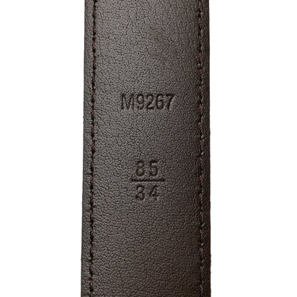 Louis Vuitton Mini Damier Ebene 25mm LV Initiales Belt 85 34 3 of 6