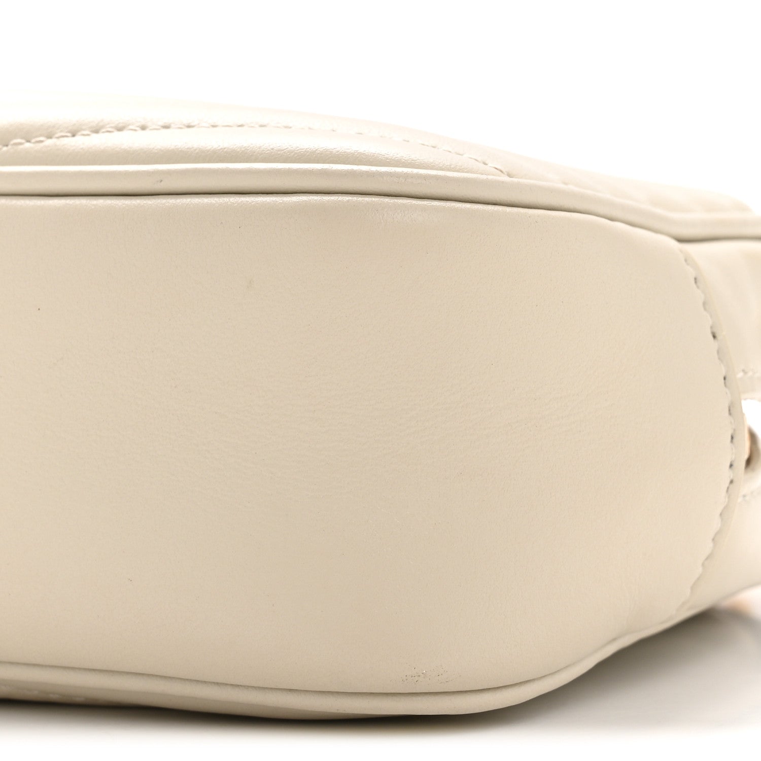 Saint Laurent Calfskin Matelasse Monogram Mini Lou Camera Bag Crema Soft 10 of 14