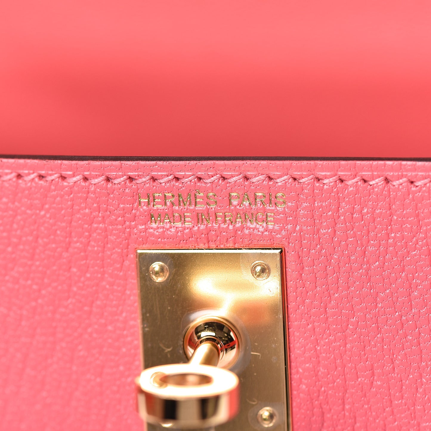 Chevre Mysore Mini Kelly Sellier 20 Rose Lipstick