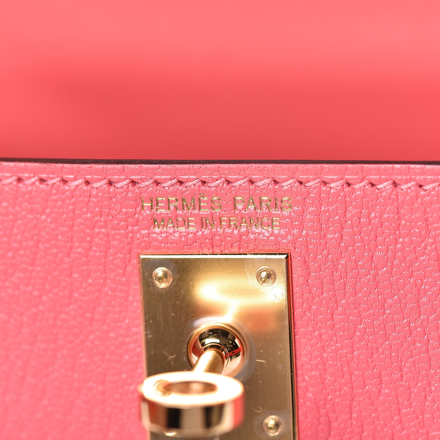 Hermes Chevre Mysore Mini Kelly Sellier 20 Rose Lipstick 19 of 31