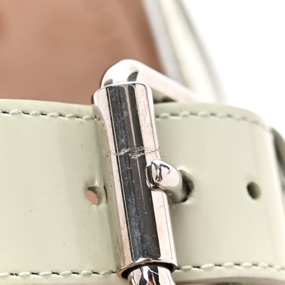 Loewe Brushed Calfskin Mary Jane Flats 37 Light Green 9 of 9