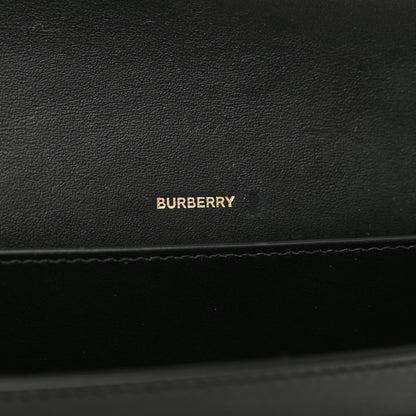 Burberry Calfskin Vintage Check New Hampshire Bag Black 7 of 9