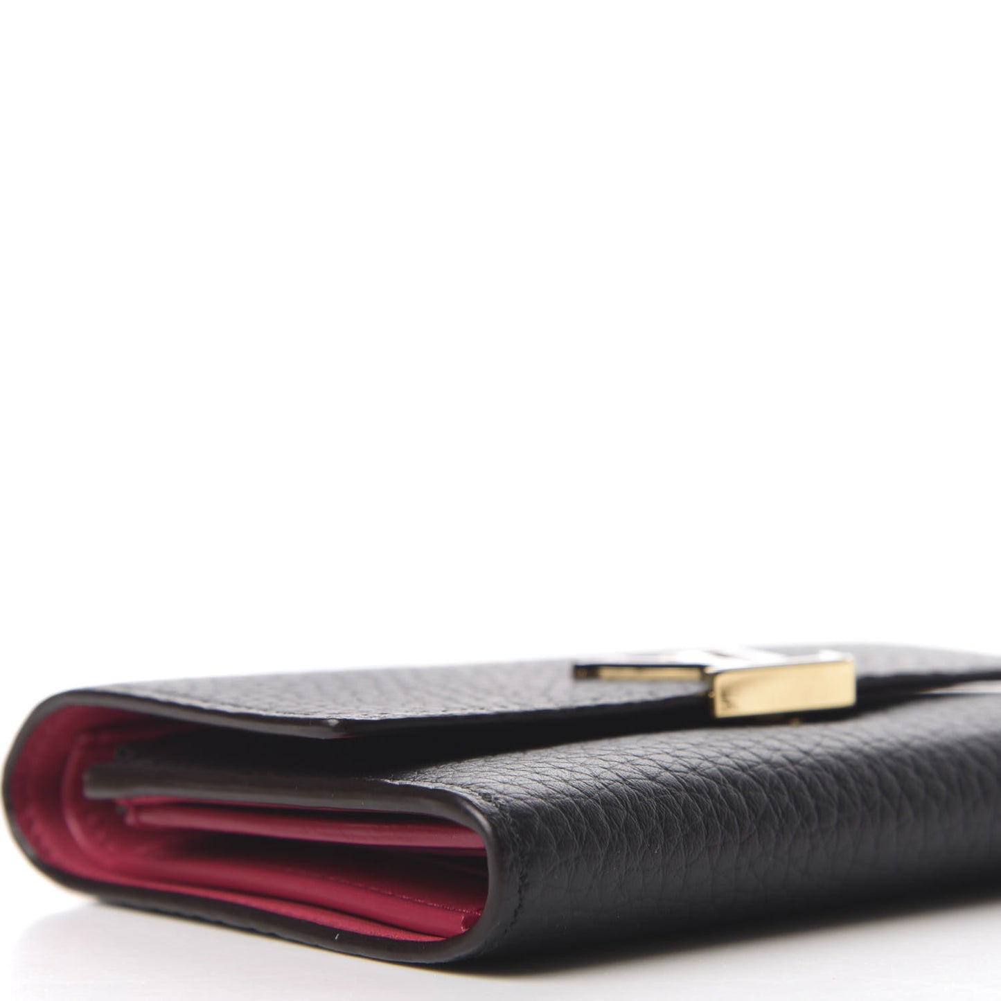 Taurillon Capucines Compact Wallet Black