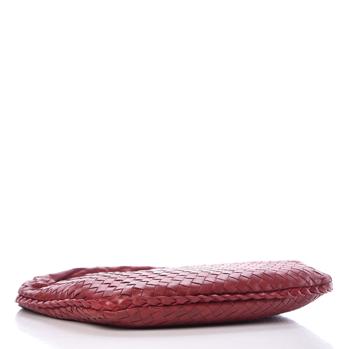 Nappa Intrecciato Small Hobo Bordeaux