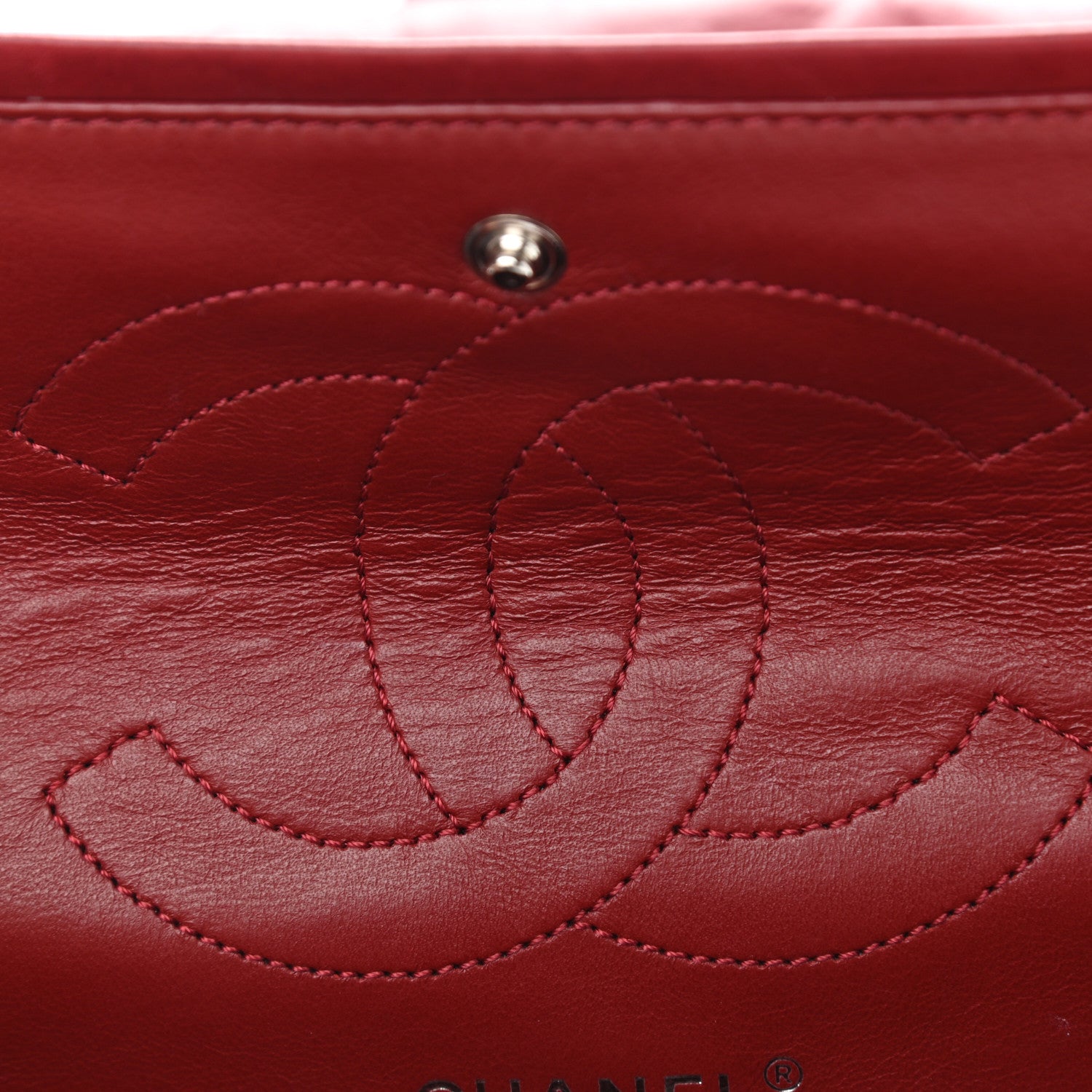 Chanel Aged Calfskin Quilted 2.55 Reissue 226 Flap Red 10 of 13