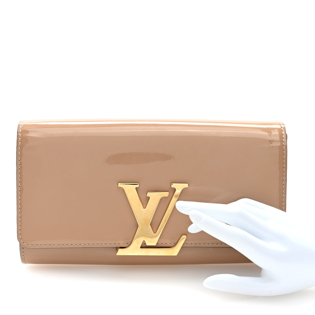 Patent Louise Wallet Dune
