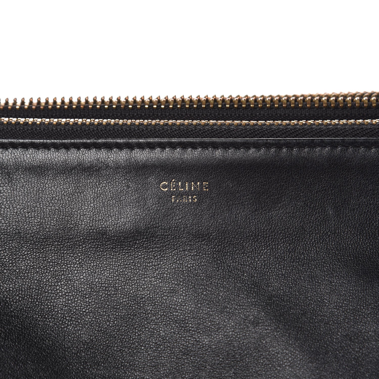 Celine Lambskin Small Trio Crossbody Bag Black 10 of 16