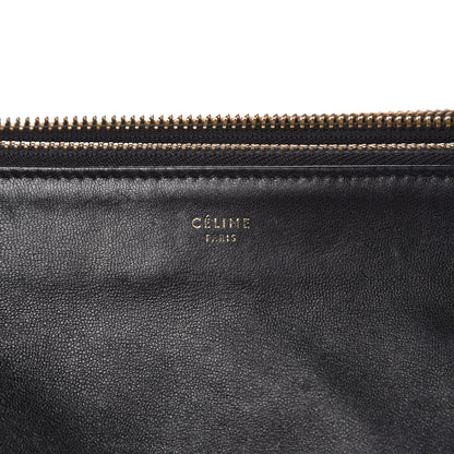 Celine Lambskin Small Trio Crossbody Bag Black 10 of 16