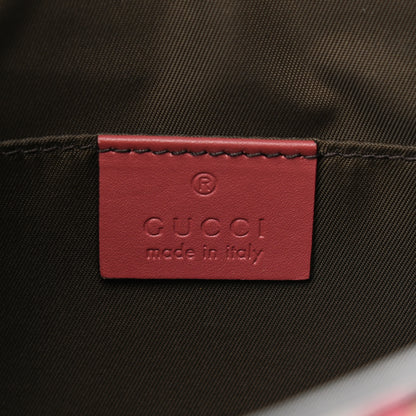 Gucci GG Supreme Monogram Blooms Large Cosmetic Case Beige Multicolor Dry Rose 6 of 7
