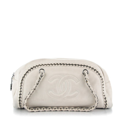 Chanel Smooth Calfskin Medium Luxe Ligne Bowler White 1 of 8