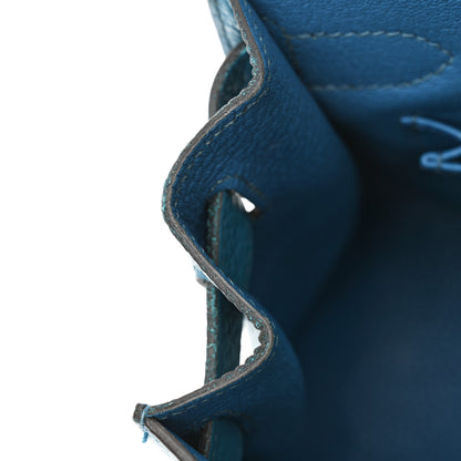 Hermes Taurillon Clemence Jypsiere 31 Bleu Izmir 15 of 21